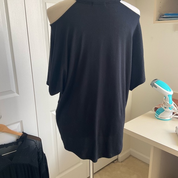 Rag & Bone BLK Cold Shoulder Sweater - Picture 4 of 4
